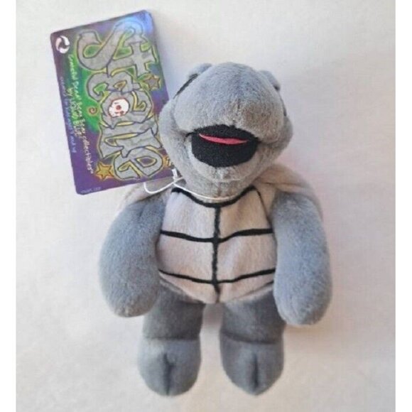Stealie Grateful Dead Bean Beanie Turtle Plush Doll Grey Hippie Concert Tour NWT - Picture 1 of 5
